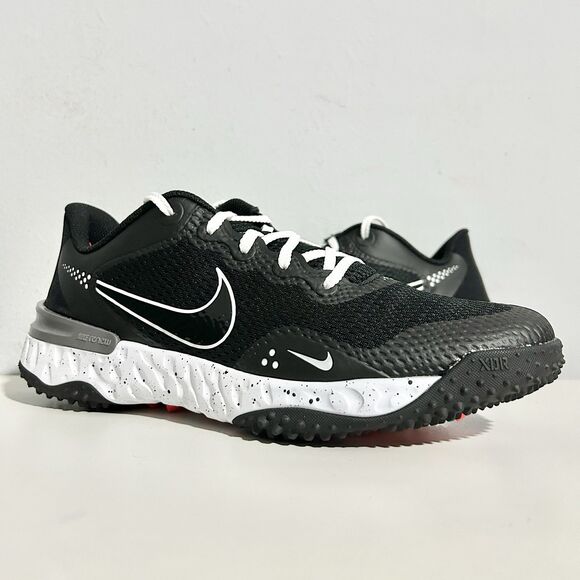 Nike Alpha Huarache Elite 3 Turf “Black White” Men’s Size 9 Baseball Shoes main image 8